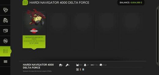 Hardi Navigator 4000 Delta Force Speedy v2.0
