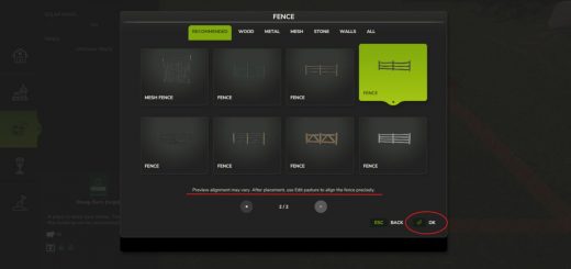 Husbandry Fence Manager v1.0
