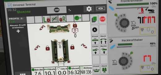 Krone EasyCut isoBUS Screen v1.0