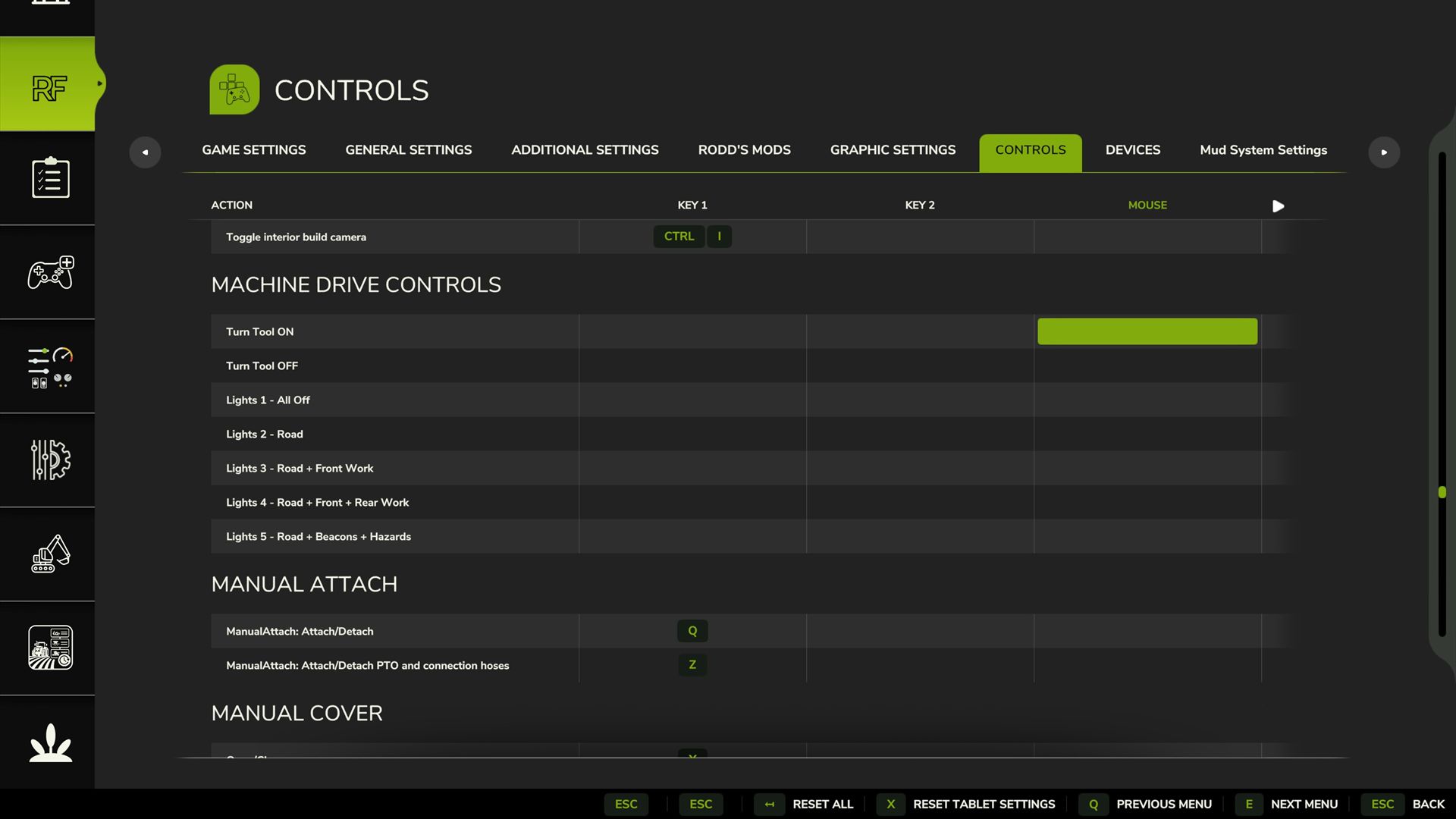 Machine Drive Controls v1.0