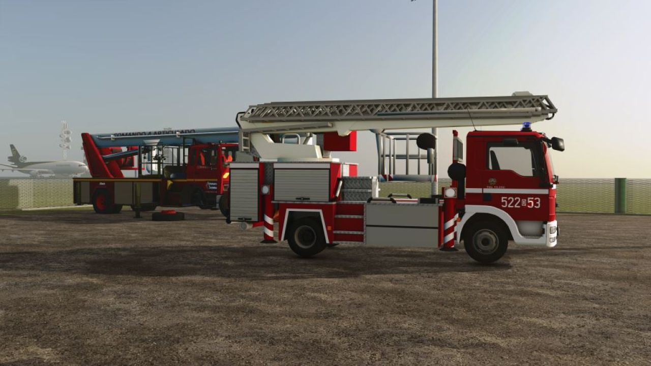 MAN TGM / Fire Department Aerial Ladder Truck V1.0