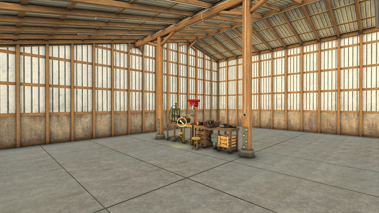Old Garage With Workshop v1.0