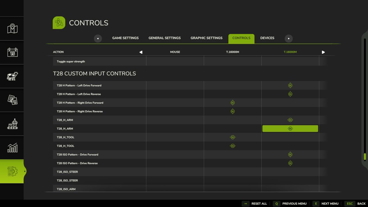 Separate Driving Controls by Individual Machine BETA v1.0
