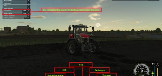 Tractor Terrain Dynamics BETA v1.0