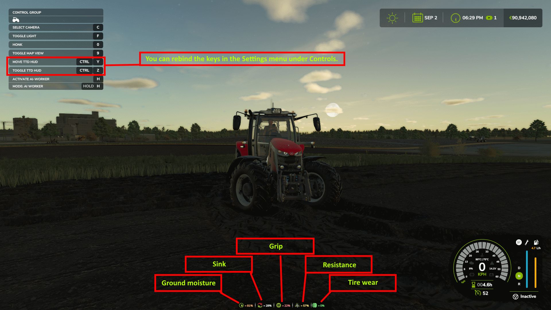 Tractor Terrain Dynamics BETA v1.0