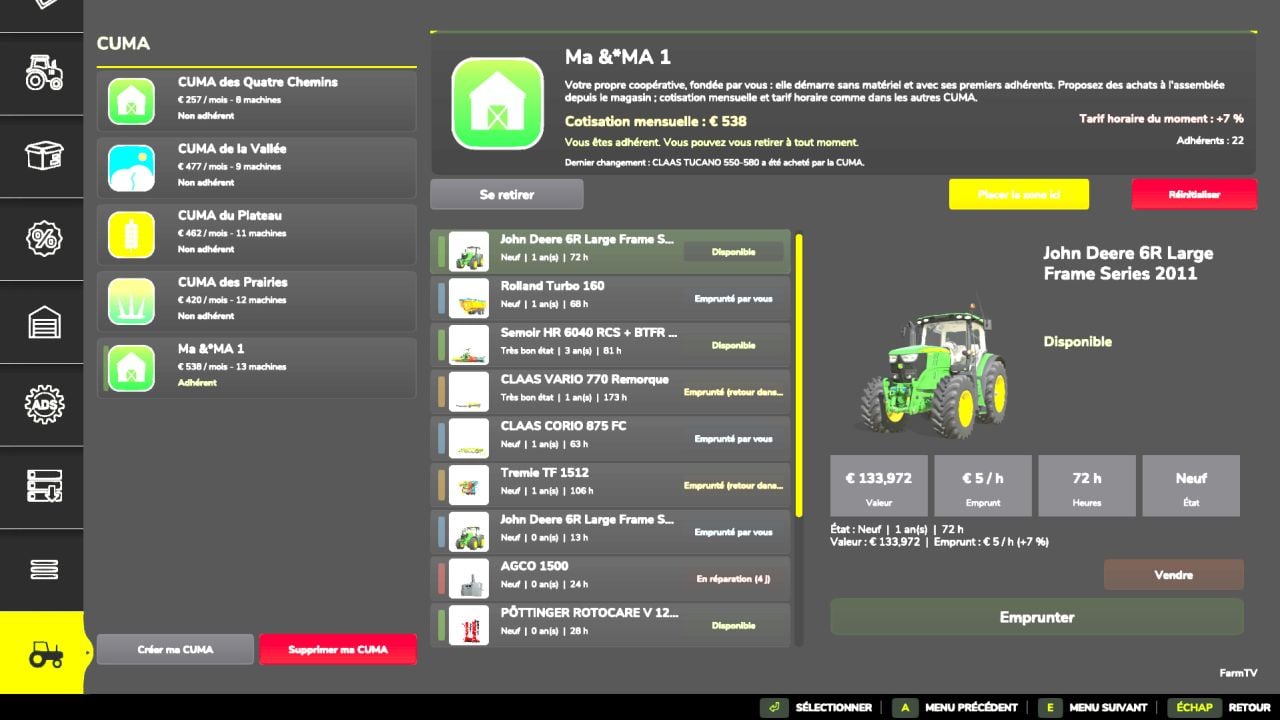 CUMA – Shared equipment V1.0.0.1
